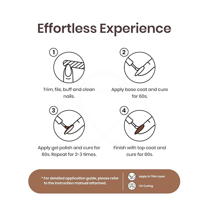 Beetles Brown Gel Nail Polish 15ml 0.51oz Chocolate Coffee Gel Polish Soak Off Uv LED Nail Lamp Fall Gel Polish Nail Art Manicure Salon DIY Home Gift for Women
