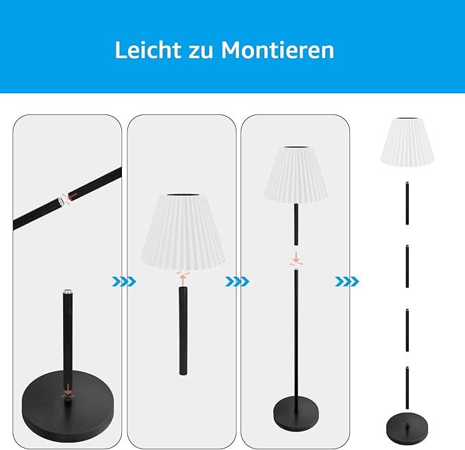 Solar Outdoor Floor Lamp USB Rechargeable Cordless Dimmable RGB Warm White LED Lights for Yard Garden Patio