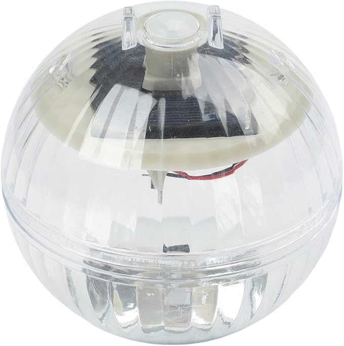 Solar Floating Pool Light, For Ponds, Fountains & Spas — LED Color-Changing Waterproof Lamp For 10Cm Diameter, 600MAh Ni-MH Battery