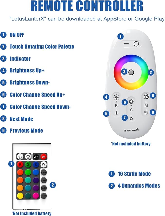 9 inch Pool Lights for Inground Pool, 54W 19 Color Changing Led Underwater Swimming Pool Light with Controller & APP Control, 120V 5500LM IP68 Waterproof Spa Light (50 FT)
