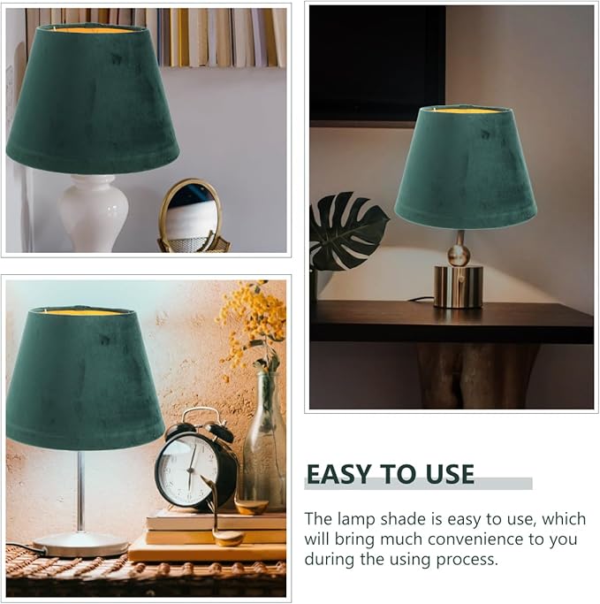 DOITOOL Simple Cloth Lampshade 7.1 Inch Home Lamp Cover for Table Floor Wall Lamps Bedroom Living Room Decor Housewarming