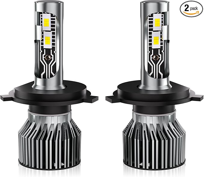 Fit For 2000-2006 & 2014-2021 Toyota Tundra,High Low Beam Bulbs Combo Kit,6000K White Enhanced Visibility,Direct Installation with Fan,IP68 Pack of 2