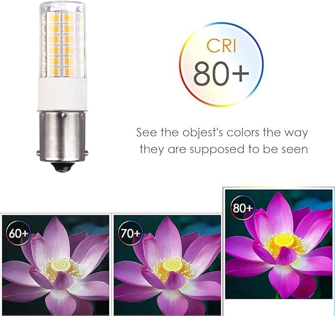 BA15s Single Contact Bayonet LED 12V S8 1141 1156 LED Light Bulb 3W 2700K-3000K for Outdoor Landscape Lighting Path Deck Lights RV Lighting Warm Color 2pcs
