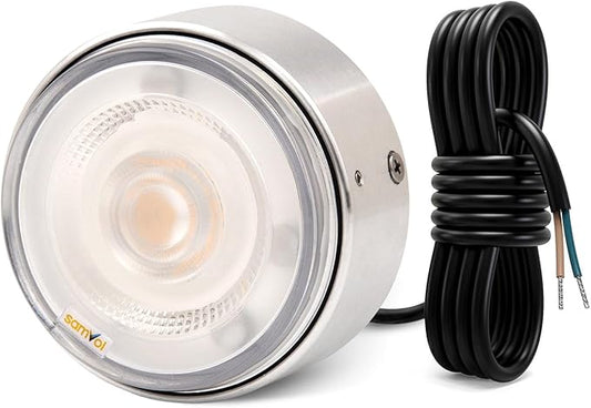 Led RGB Color Change Pool Wall Light, Heavy Duty Aluminum 12V Colorful IP68 Waterproof Pond Lamp for Swimming Pool, Fountain and Waterfall