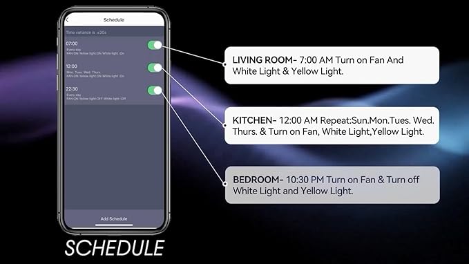 Carro Ceiling Fan with Lights, Indoor & Outdoor Ceiling Fan, 44" Low Profile DC Smart, Compatible with Alexa, Siri, Google Home & Smart APP, 2 Colors of Reversible Blades, Dark Walnut & Wood