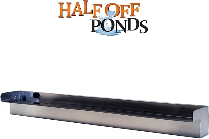 HALF OFF PONDS Steel Elegance 36" Stainless Steel Spillway - STE36-HOP