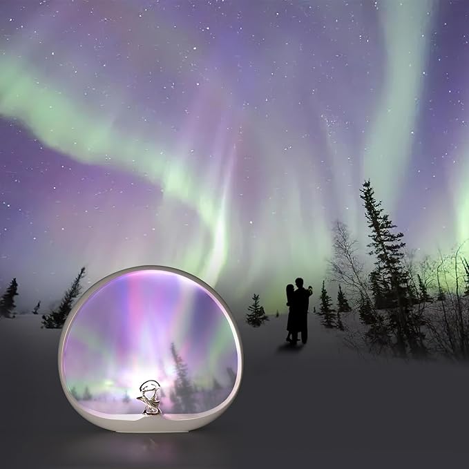 Northern Lights Aurora Lamp, Multiple Colors Dynamic Touch Lights, Light Show/Decoration/Painting, Bedroom Romantic and Beautiful Holiday Gifts