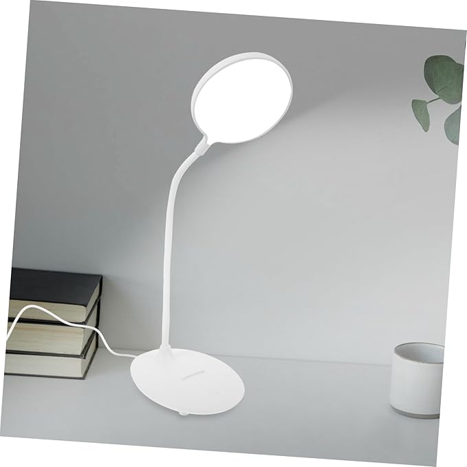 NUOBESTY Dimmable USB Desk Lamp with Angle Eye Caring Reading Light for Office and Study Soft Flicker Lamp with Touch Control Modern Small Desk Light for Comfortable Use