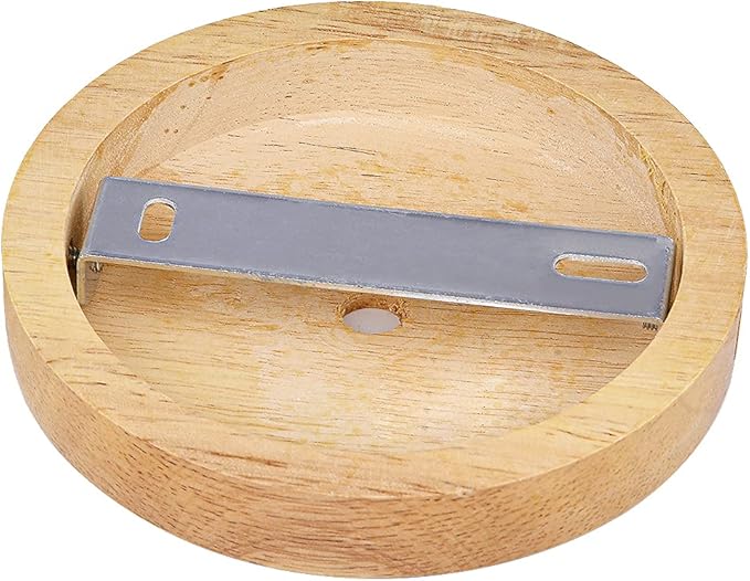 Arturesthome 4.7" Wooden Ceiling Canopy Kit with Hardware,Handmade Natural Wood Ceiling Plate for Pendant Light or Hanging Lights,DIY Chandelier Fixture
