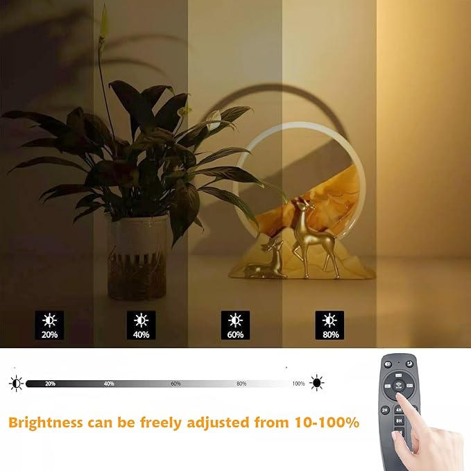 Uplights Indoor LED Spotlights 8W 2700K-6500K White Color Adjustable Desktop Corner Accent Floor Can Uplighting for Plant Picture Living Room with 5.9 FT Plug Cord and Foot Switch