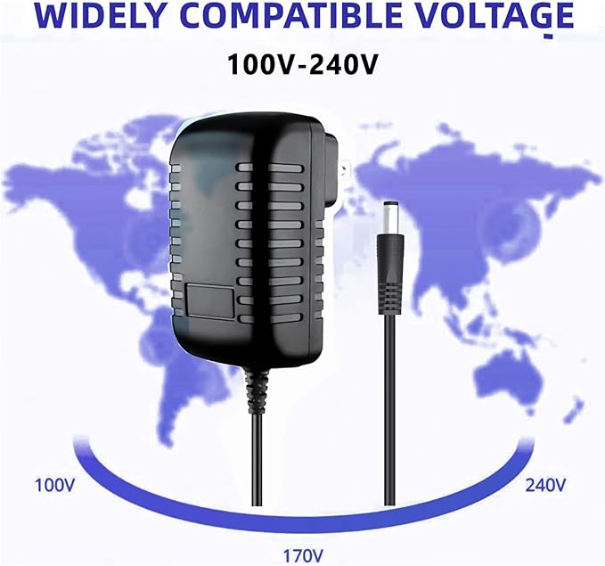 24V AC Adapter Charger Compatible with Govee H6078 RGBIC Floor Lamp LED Wi-Fi App Control Smart lamp Power Supply Cord Mains PSU