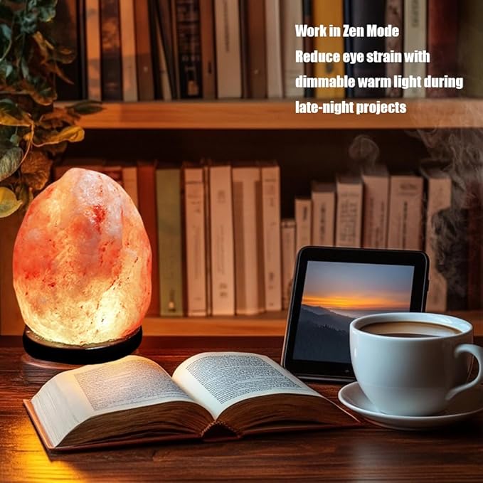 16 Colors Remote Salt Himalayan Salt Lamp Natural Crystal Salt Rock Lamp Hand Carved Night Lights, USB Salt Crystal Lamp Remote Control Salt Lamp for Home Decor and Gift (5.5lb)