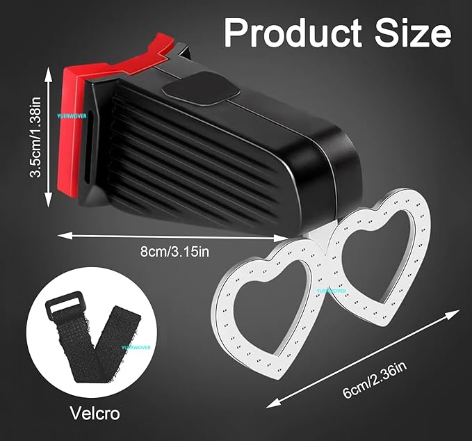 Rechargeable Bike Tail Light LED Bicycle Rear Light Cycling Night Essential Bright Seat Back Safety Lamp 5 Modes Warning Waterproof Flash MTB Light for Men Women Kids