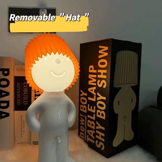 Bedside Night Light, Shy man lamp，Birthday Christmas G-ifts for Men Women Boyfriend Girlfriend, Funny Anniversary Gag Gifts, White Elephant Gifts for Adults,Anniversary Funny Gag Gifts