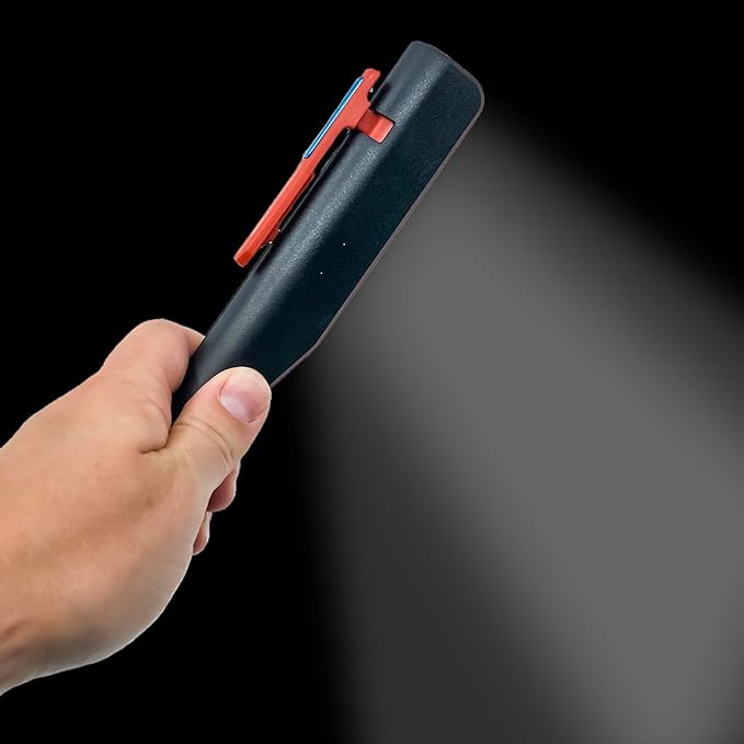 Flipo Magnetic Cliplight Dual Led - 2 lights in 1 400 Lumen flood light, 200 Lumens Spotlight - LED Pocket Flashlight with Magnetic Swivel Clip - Compact pen light, LED Worklight, Magnetic Pocket Clip