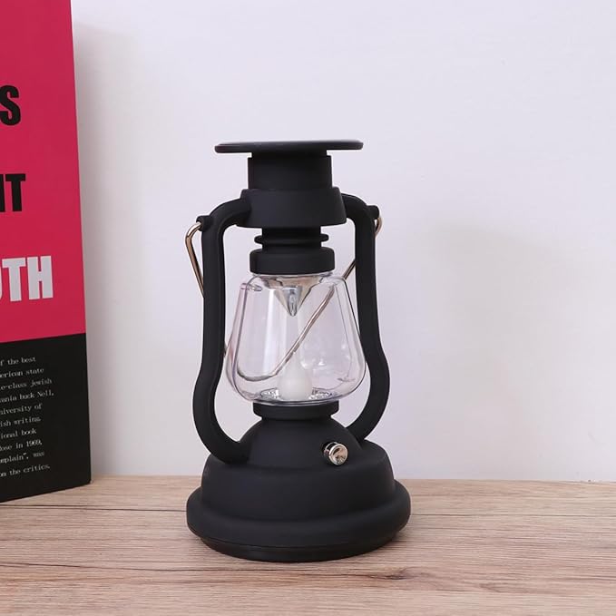 Solar Retro Horse Lamp Rechargeable Camping Light Led Lantern for Hiking USB Powerbank Outdoor Tent Light