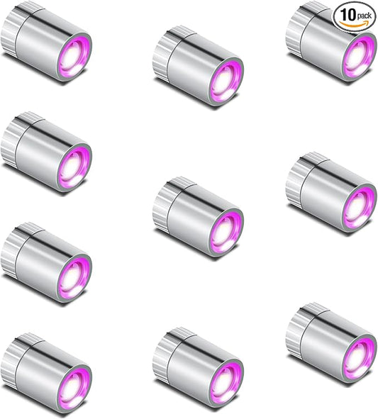 Mini LED Lights, 10 PCS Small Spotlight Battery Operated Tiny SMD Lamp for DIY Craft & Creative Decor. Perfect for Miniatures, Displays, and Custom Projects (Pink-10)