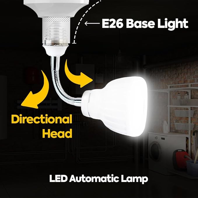 Bright Night Light LED Motion and Light Sensor AC Outlet Plug-in PIR Automatic Lamp Plug Into Wall Dusk to Dawn 5W Bedroom Garage Stairway Basement Hallway