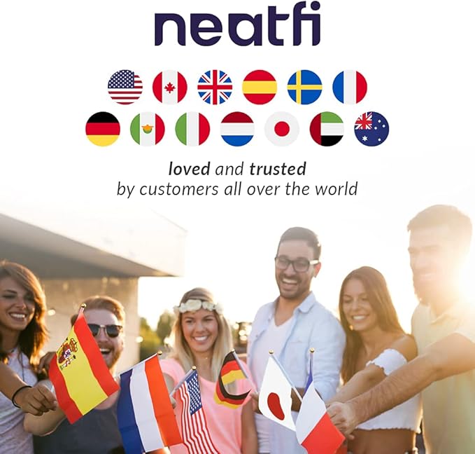 Neatfi 3000 Lumens Flex LED Desk Lamp with Clamp, Dimmable, 5 Adjustable Brightness Levels & 5 Light Modes, Memory Function, Eye-Caring & Flexible Lamp for Home & Office (31.5 Inches, White)