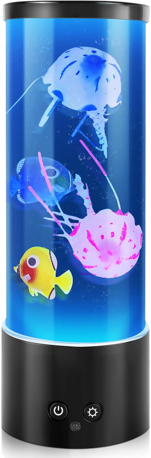 Jellyfish Lamp, Mothers Day Gifts, Table Lamp Jelly Fish Tank for Room Decor, Night Light for Relaxation and Sleep, Birthday Gifts for Women, Girls, Kids and Men