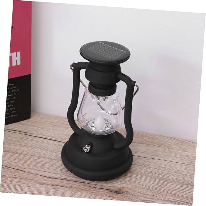 HANABASS Solar Lanterns Outdoor Retro Horse Lamp Rechargeable Camping Light Led for Hiking Emergency Use