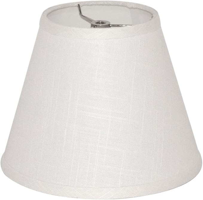 Tootoo Star Barrel White Small Lamp Shade for Table Floor Lamps Replacement, 6x10x7.5 Inch, Fabric Cloth, Spider Model (white)