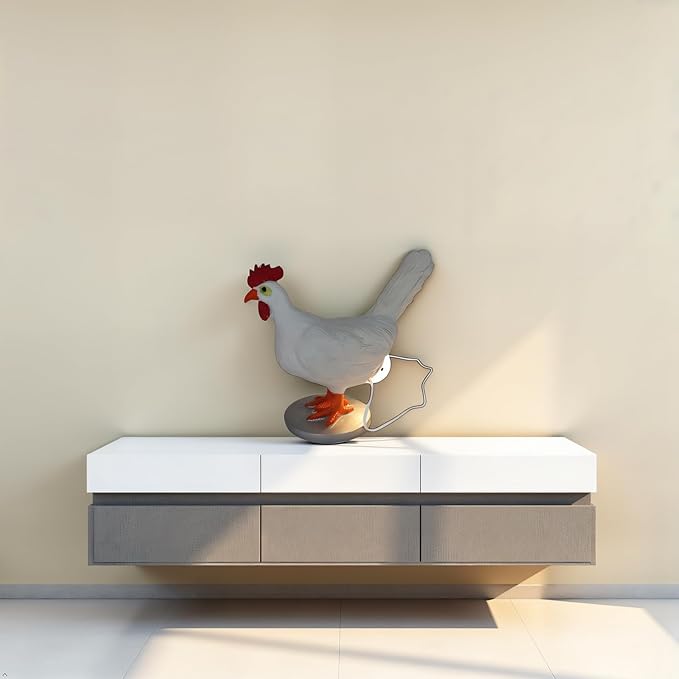 3D Egg-Laying Chicken Lamp - USB LED Table Light, DIY-Friendly & Compact | Ideal Easter/Birthday Gift for Chicken Lovers, Whimsical Home Decor