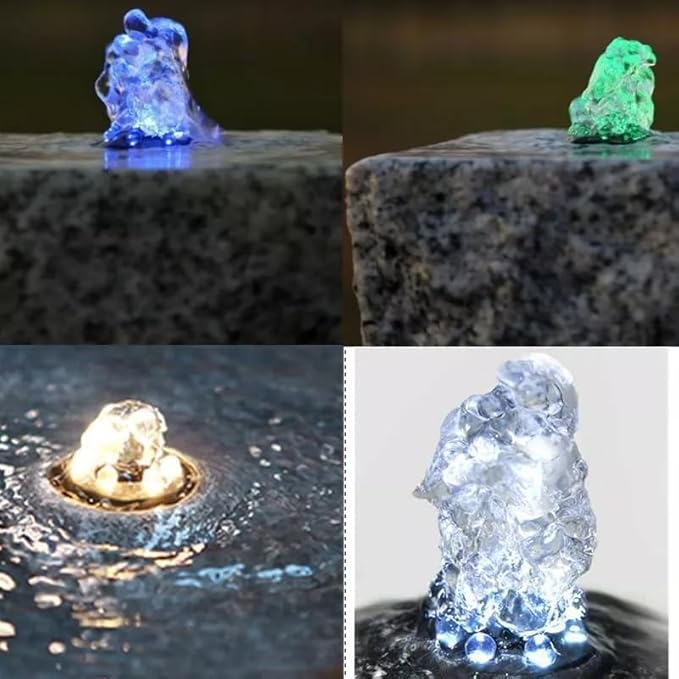 Wholesale Fountain Submersible LED Light Fountain Ring (6-LED no AC Plug) for Garden, Square, Yard (Warm White,8)