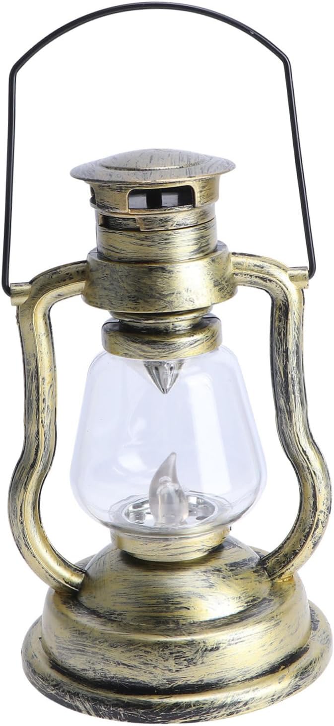 Alipis Retro Horse Lantern Night Light Battery-Powered Boho Decor Cordless Lamp for Bar