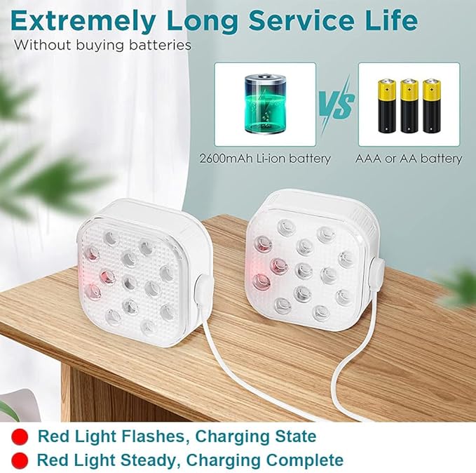 16 Color Pool Lights, Rechargeable, Dive, Bathtub Decorate LED Underwater Lights, 6 Dynamic Modes 3 Timer Options Ip68 Waterproof Pool with Remote (4 Pack)