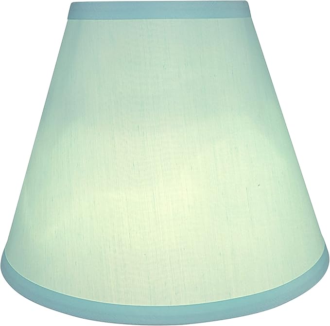 Aspen Creative 58927 Transitional Hardback Empire Shape UNO Construction Lamp Shade in Aquamarine, 10" Wide (5" x 10" x 8")