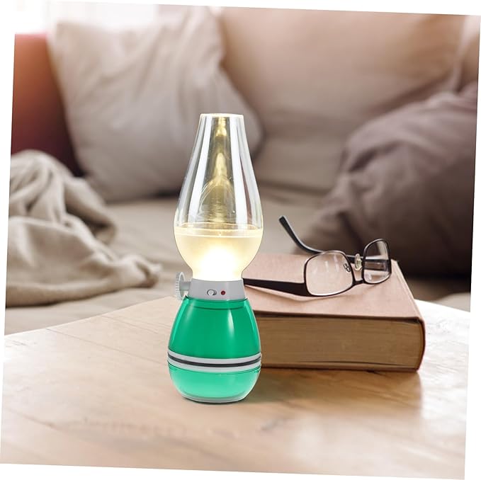 UPKOCH Retro Rechargeable Portable Desk Lamp Handheld Design for Use Versatile Lighting for Bedroom Living Room Camping Unique Decorative Led Light