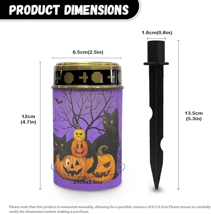 Halloween Prayer Cemetery Solar Lights for Grave Cemetery Funny Face Pumpkin Candle Lamp Corss Sunflower Grave Solar Lights Funny Face Pumpkin