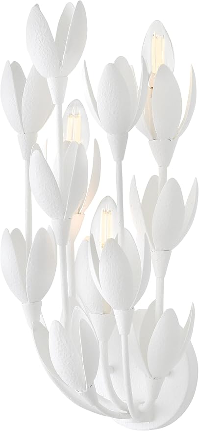 Hinkley Flora Medium Sconce, Textured Plaster