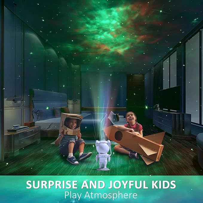 Star Projector Galaxy Night Light, Astronaut Galaxy Projector with Timer and Remote Control, Sunset lamp, Gift for Kids Adults for Bedroom, Birthdays,Christmas, Valentine's Day. ﻿