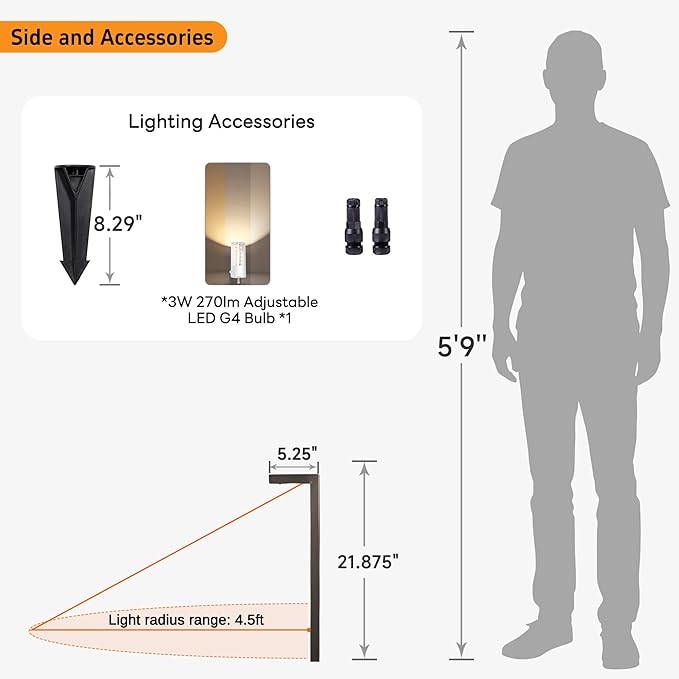 Gardenreet Low Voltage Landscape Lighting Brass, 12v Pathway Lights Waterproof, Hard Wired Path Light Outdoor, Mushroom-top ‎Classic Bronze for Exterior Area Patio House with G4 Bulb (6 Pack)