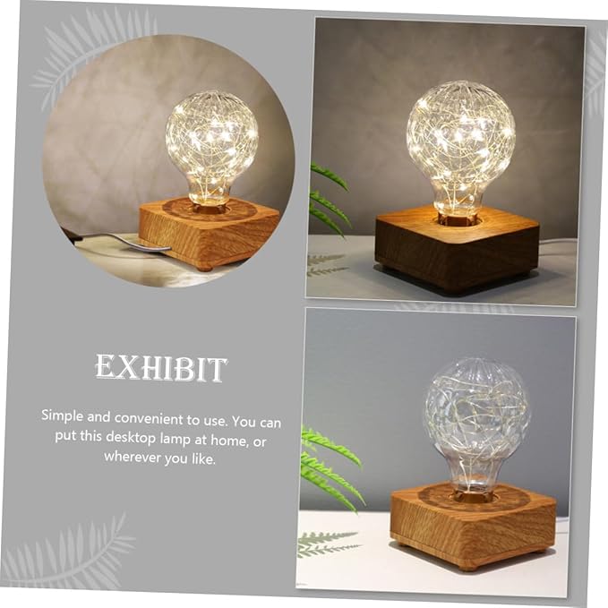 USB Rechargeable Wooden LED Night Lamp for Bedroom Bedside Desk Warm Light Table Lamp for Dorm Decor and Home Ambiance Portable and Easy to Use Bedside Decor