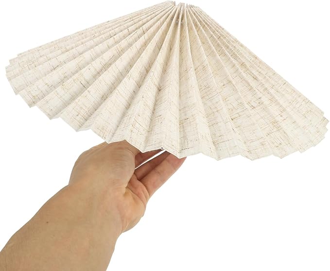 Pleated Fabric Lamp Shade Cover for Pendant and Table Lamps Modern Decorative Light Accessory Umbrella Shape Easy to Install Versatile Home Decor