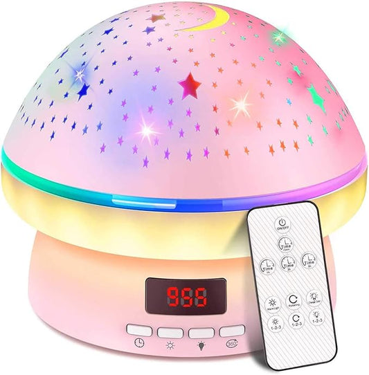 MINGKIDS Toys for 3-8 Year Old Girls Boys,Star Night Light Projector with Hard Projection Cover, Timer&Rotation,2-9 Year Olds Kids Chritsmas Birthday Gifts