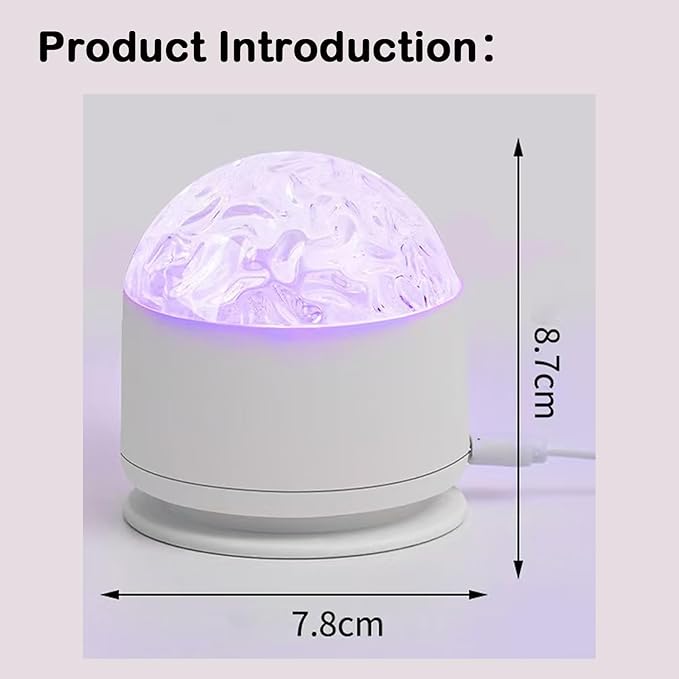 2 in 1 Northern Lights Projector, 16 Color Aurora Night Light Projector,Remote Galaxy Light Projector,USB Recharge Ocean Wave Projector for Playroom Birthday Kids Teen Gift (Aurora & Wave)