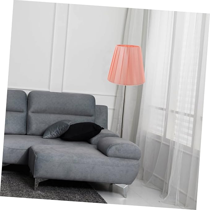 Clip-on Lampshade Stylish Cloth Light Cover for Ceiling Table Wall and Floor Lamps Softens Light for Cozy Home and Office Decor