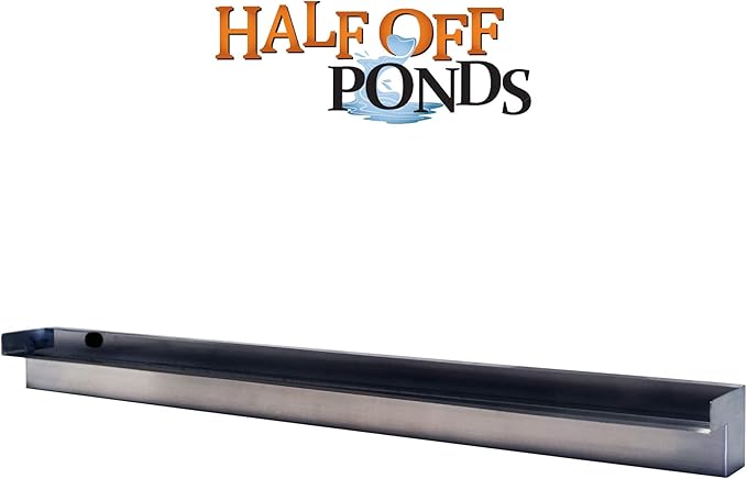 HALF OFF PONDS Steel Elegance 48" Stainless Steel Spillway - STE48