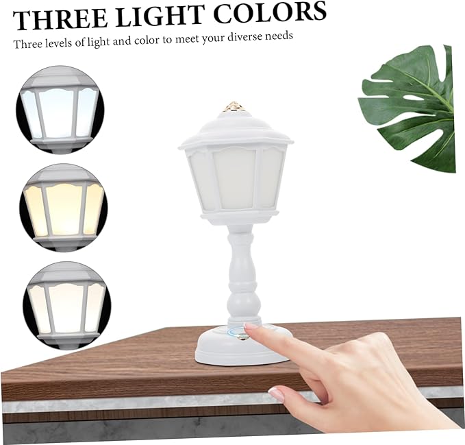 Lamp Dimmable Nightstand Light Retro Mini Lamp USB Charging Vintage Palace Lantern Decor