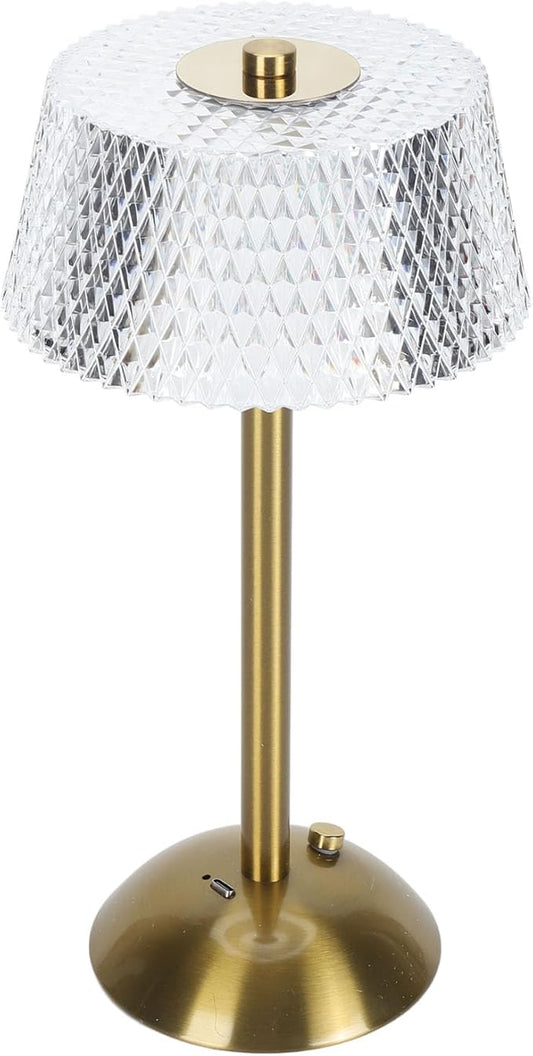 KIMISS Dimmable Control Table Lamp - Cordless 3 Color Changing LED Rechargeable Desk Lighting for Bedroom, Living Room, Bathroom and Dining