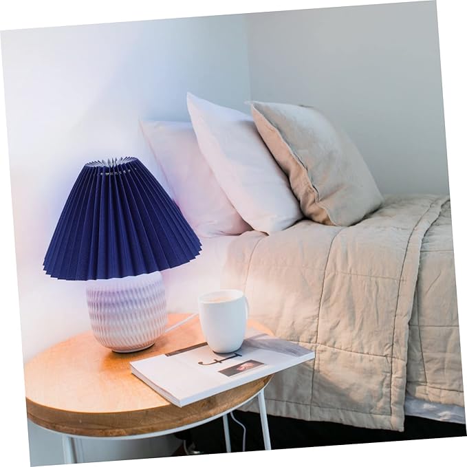 DOITOOL 1pc Pleated Light Shade Stylish Lampshade for Table Wall Lights Unique Decorative Cover for Creating Cozy Atmosphere Any Room