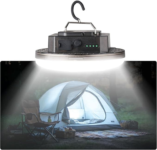 12000mAh 4000 Lumen Camping Lights Portable LED Camping Lantern Rechargeable 45W Magnetic Hanging with Battery Level Display Tent Light Outdoor Camping Flashlight Power Outage Emergency Lighting