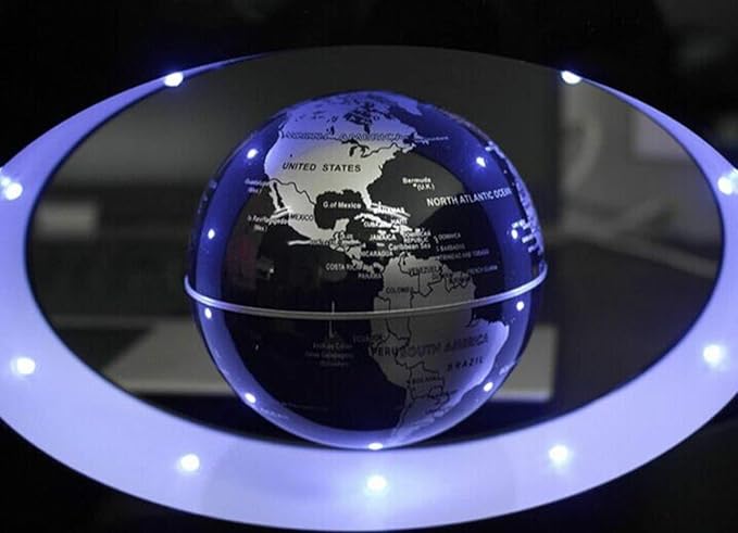 Home Desk Night Light Ball Desktop Decoration Sphere Ornament for Desk LED Night Lights for Educational Home Office Decor Desk Levitation Floating Lamp