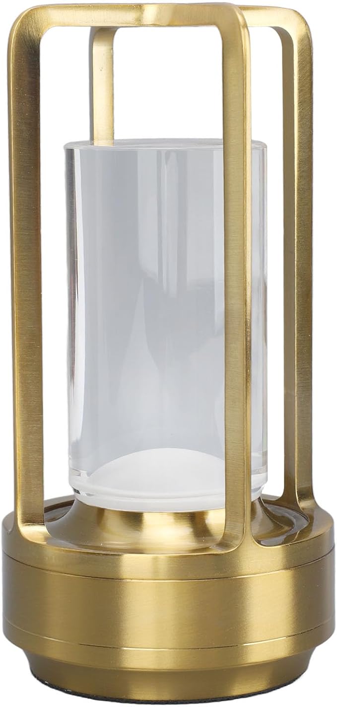 Generic Cordless , 16 Colours Rechargeable Crystal Lantern Lamp, Crystal Lantern, LED Lamp with Touch Control and Remote for Tables, Living Rooms, Offices (Gold), Genericzdbp7wqx0r-13