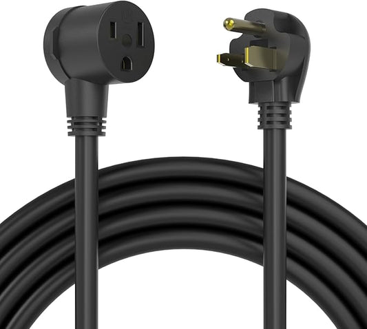 YESWELDER 50ft 250 Volt Welder Extension Cord 10 AWG Power Extension for Welding Machines, NEMA 6-50P to 6-50R