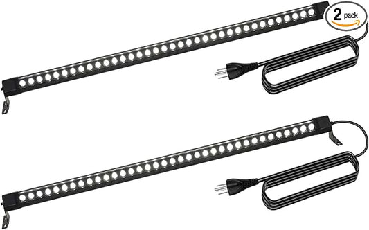 2 Pack Outdoor Wall Washer Lights ,72W 5000K Daylight White Wall Washer Lighting,IP67 Waterproof 4ft 120V Linear Led Wall Light Bar for Outdoor Indoor Building Sign, Hurches,Garden,Courtyards Lighting